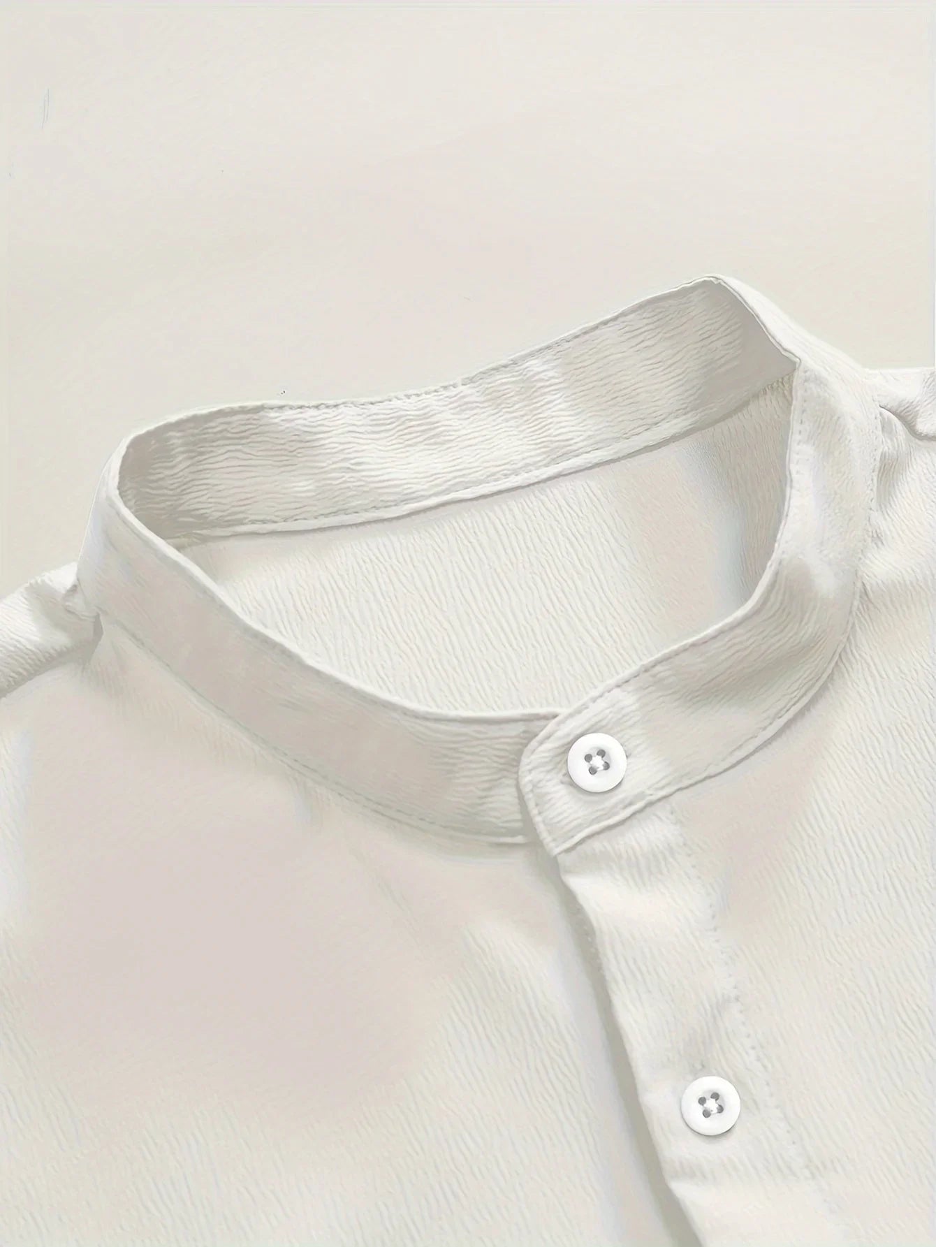 Men's Solid Color Beach Shirt – Lightweight Breathable Short Sleeve Casual Button - Up Top - Dazzy